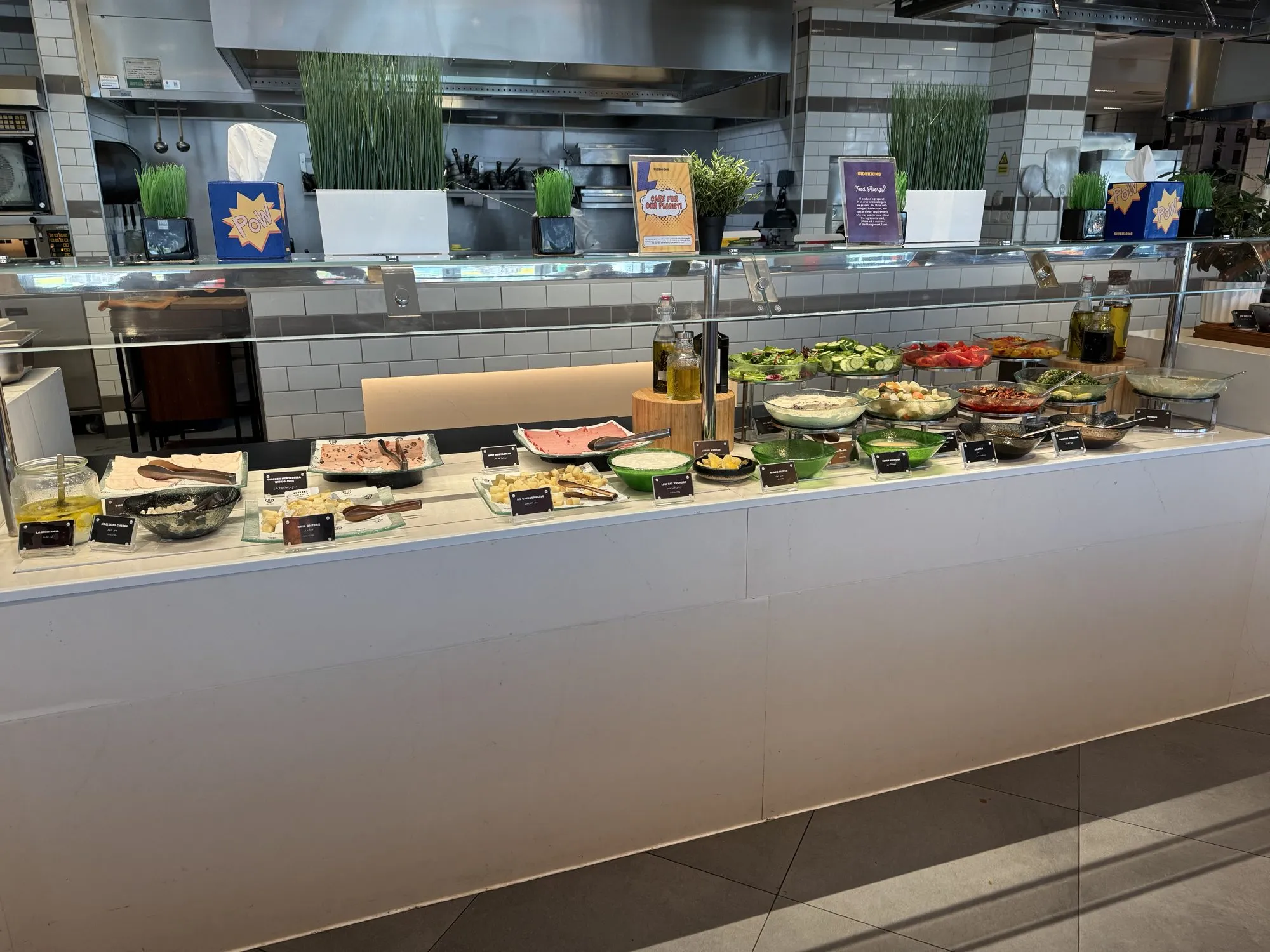 Frühstücksbuffet im Sidekicks mit großer Auswahl