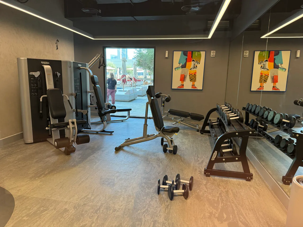 Fitnessbereich